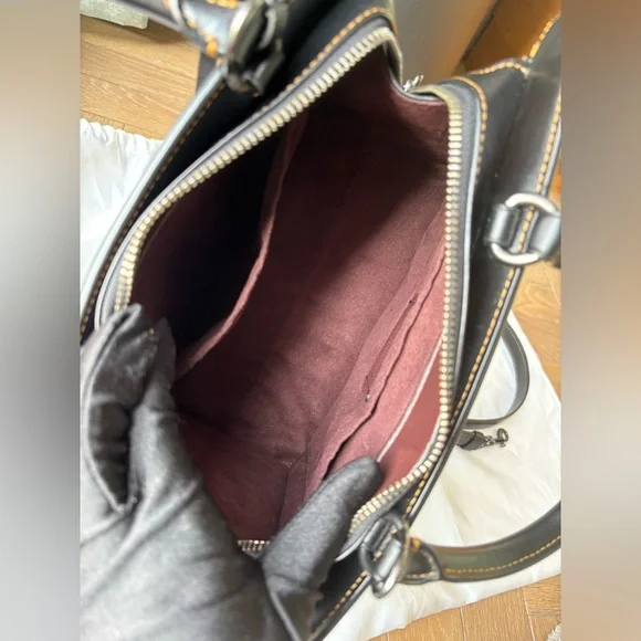 COACH Zoe Carryall Bag With Leather Sequins - Picture 10 of 16